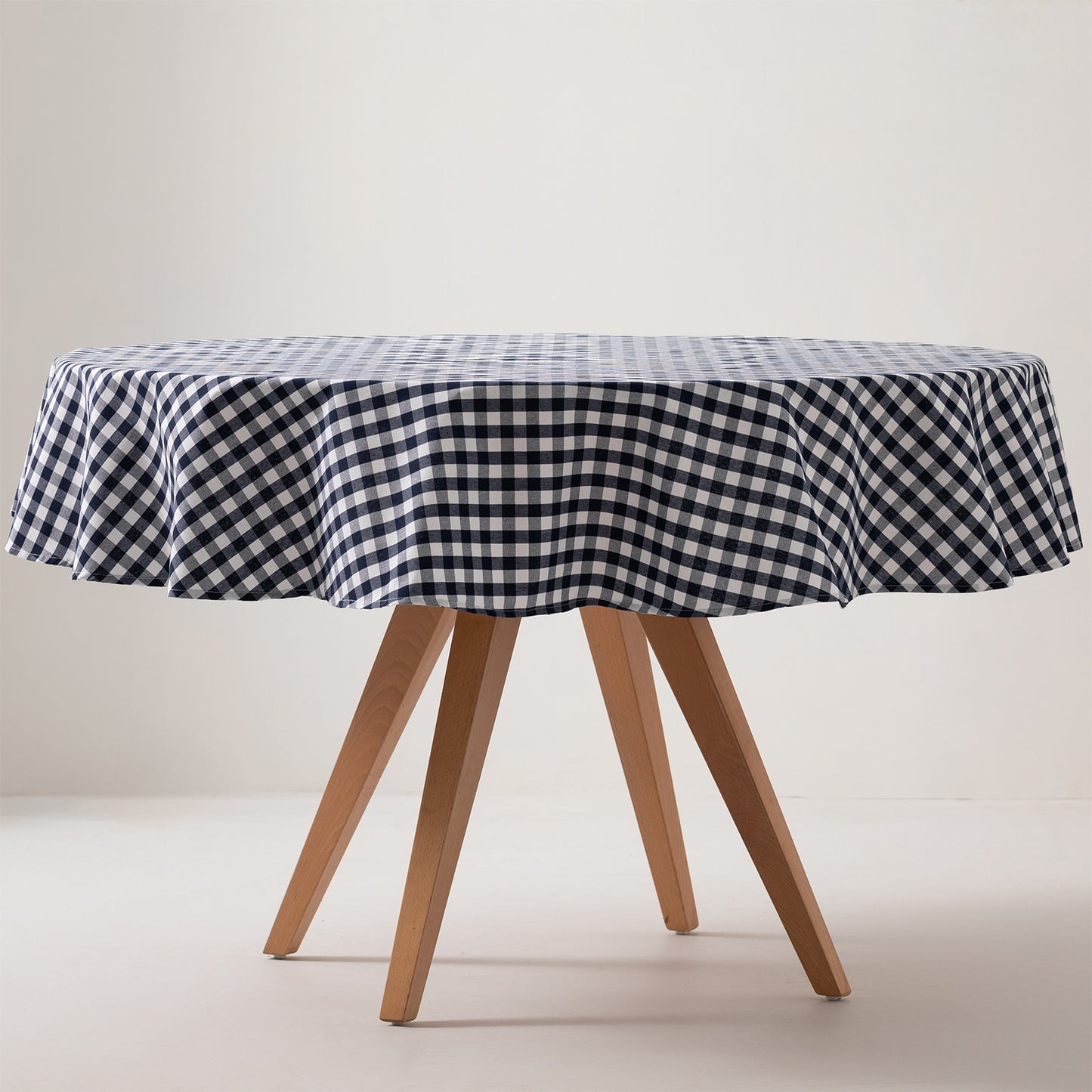 MANTEL REDONDO ANTIMANCHAS VICHY