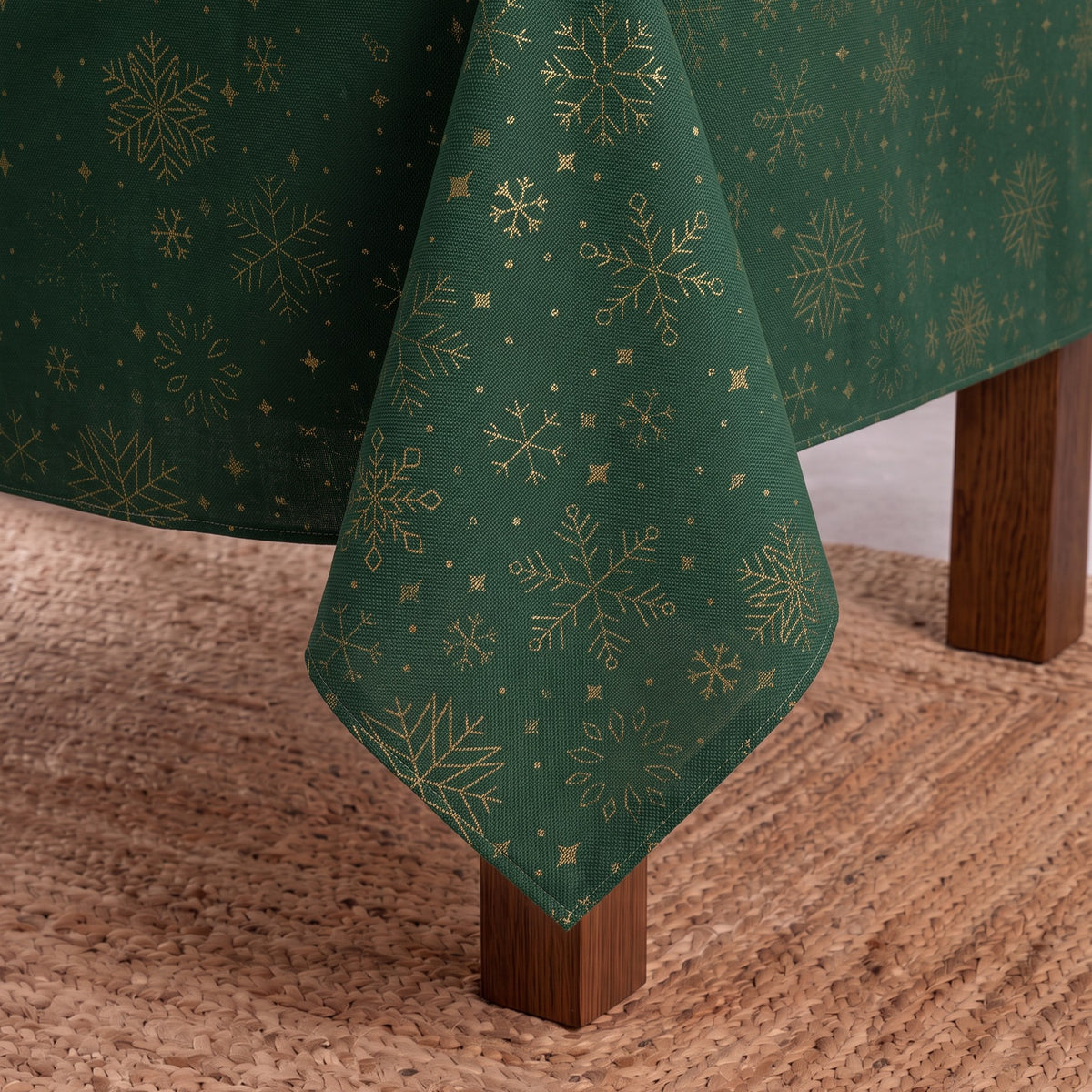 MANTEL NAVIDAD TEJIDO COPOS