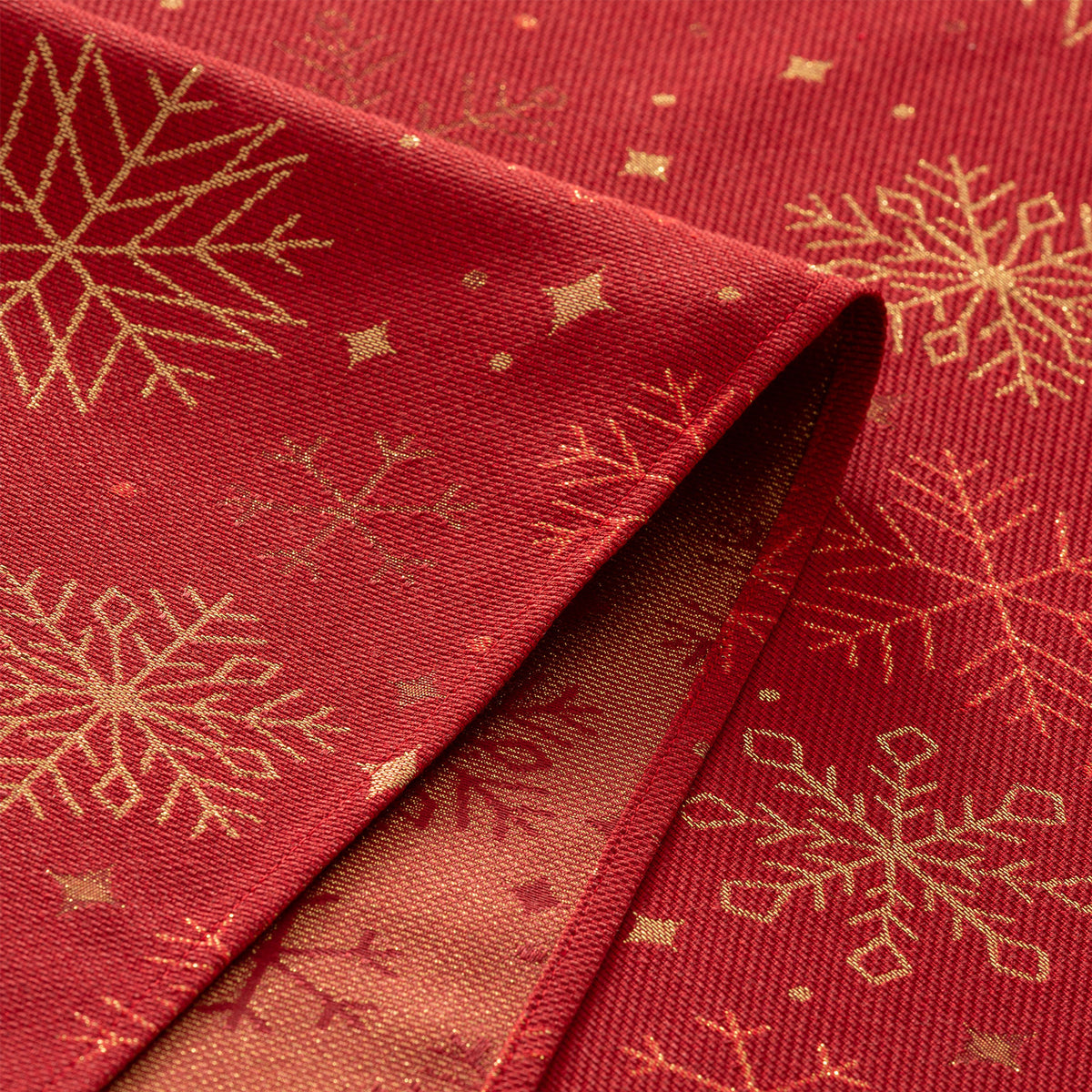 MANTEL NAVIDAD TEJIDO COPOS