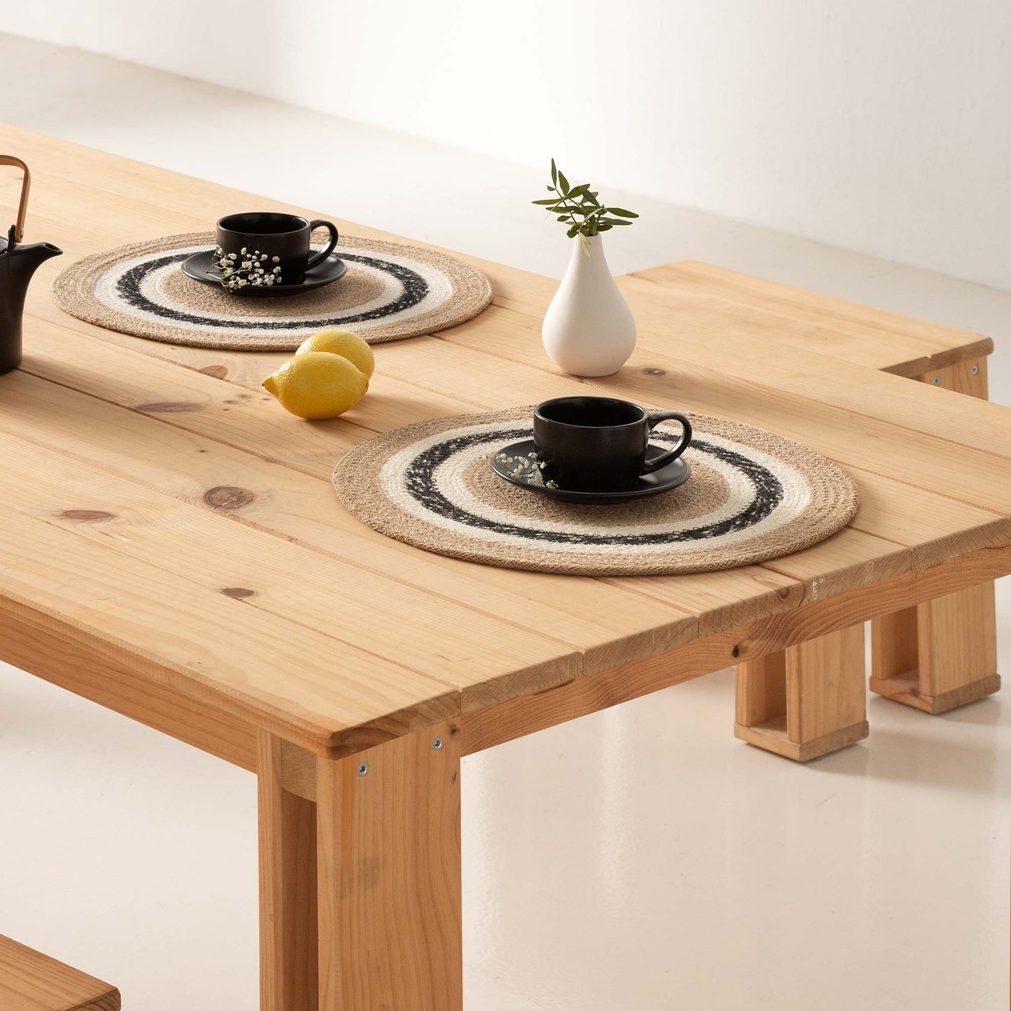LOT SOUS-PLAT EN JUTE