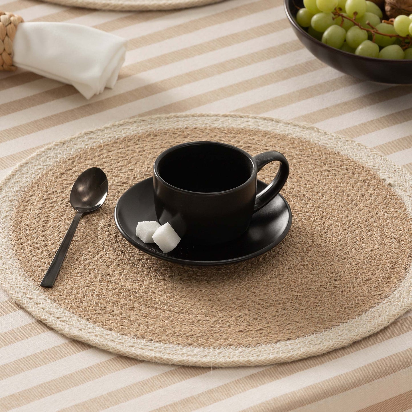 LOT SOUS-PLAT EN JUTE