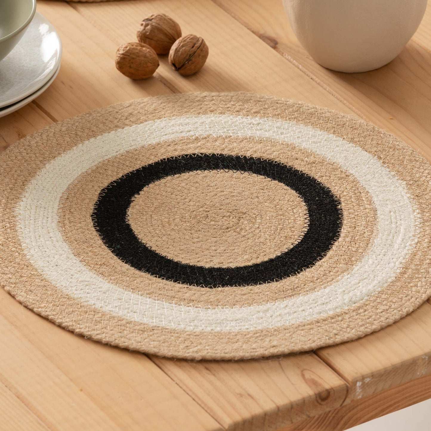 LOT DE SOUS-PLATS EN JUTE