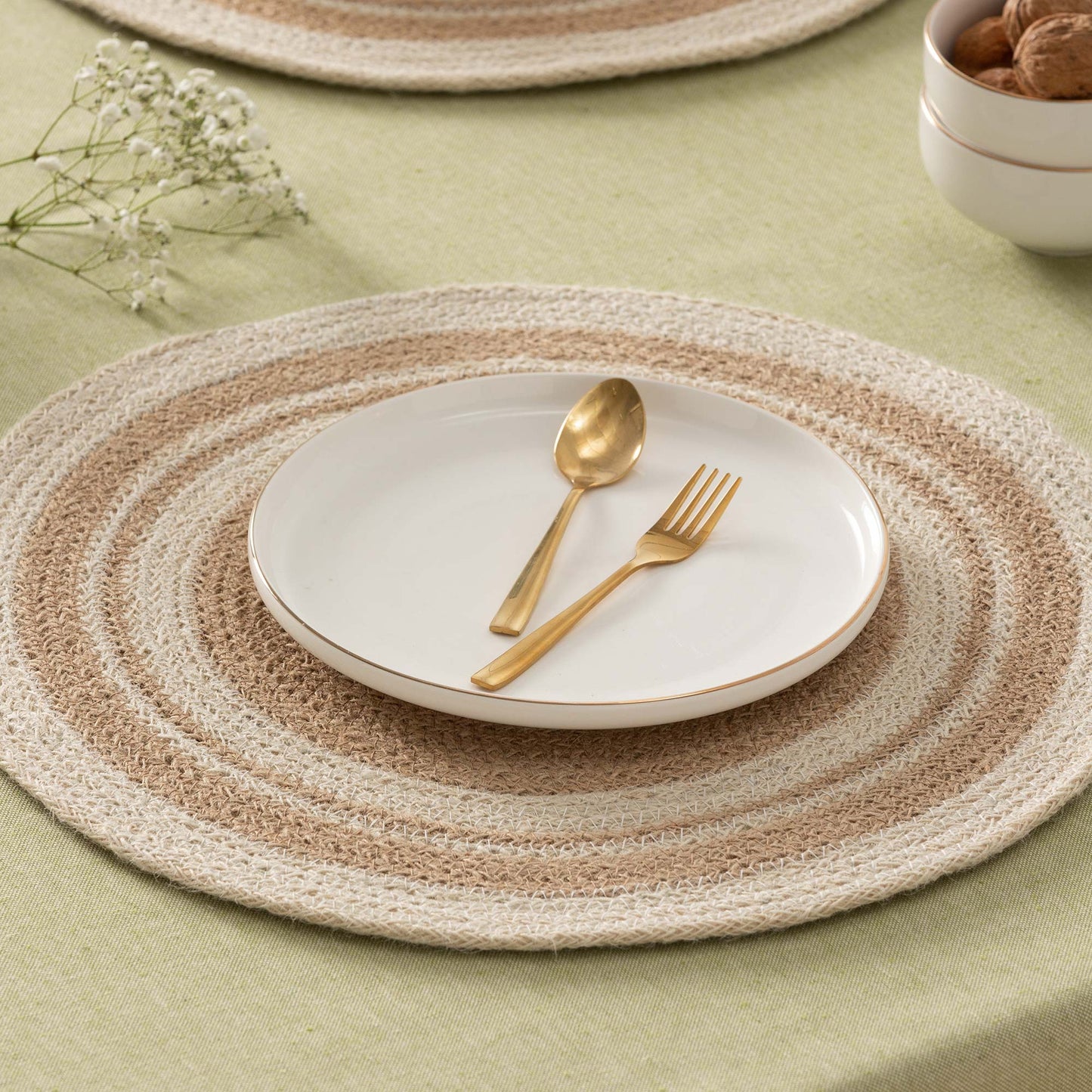 LOT DE SOUS-PLATS EN JUTE