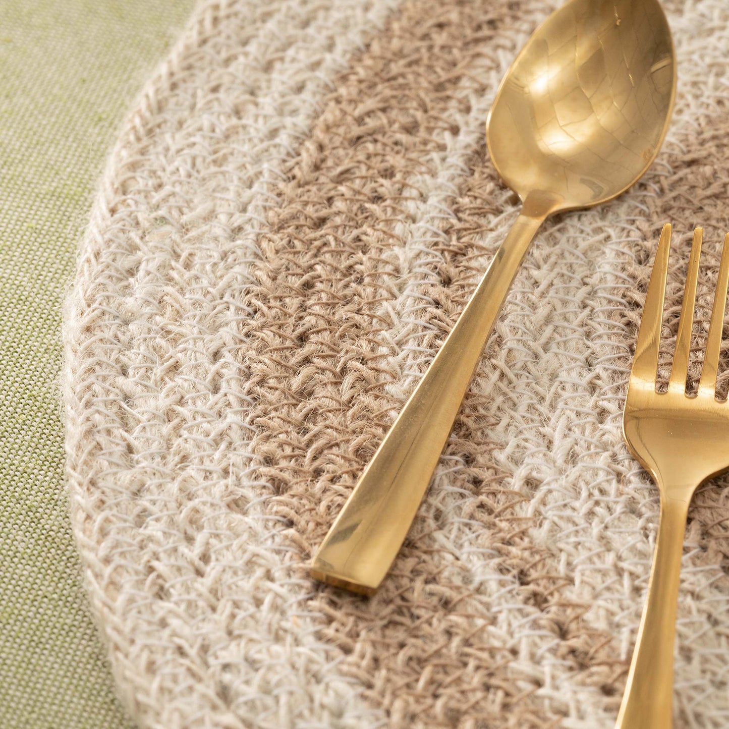 LOT DE SOUS-PLATS EN JUTE