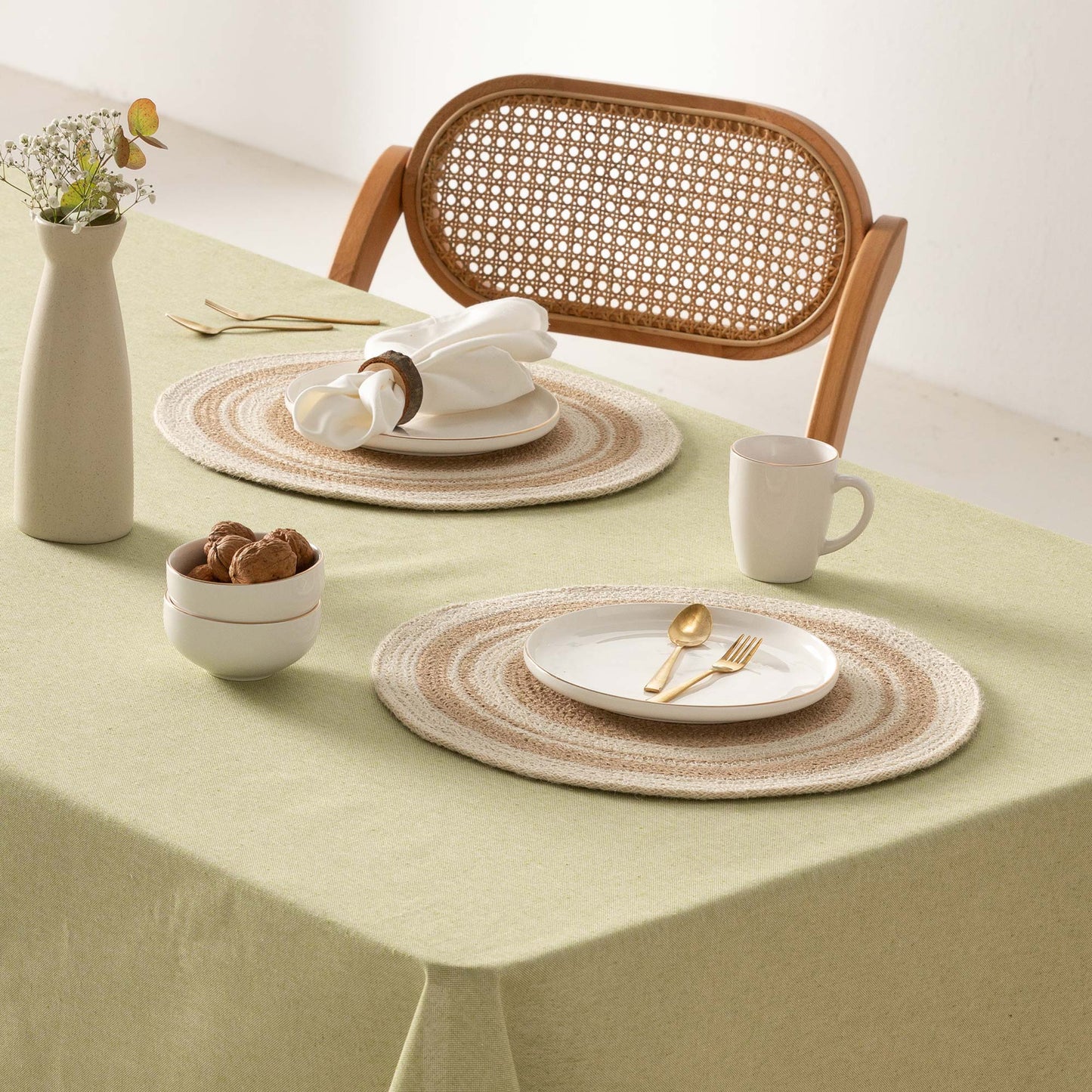 LOT DE SOUS-PLATS EN JUTE