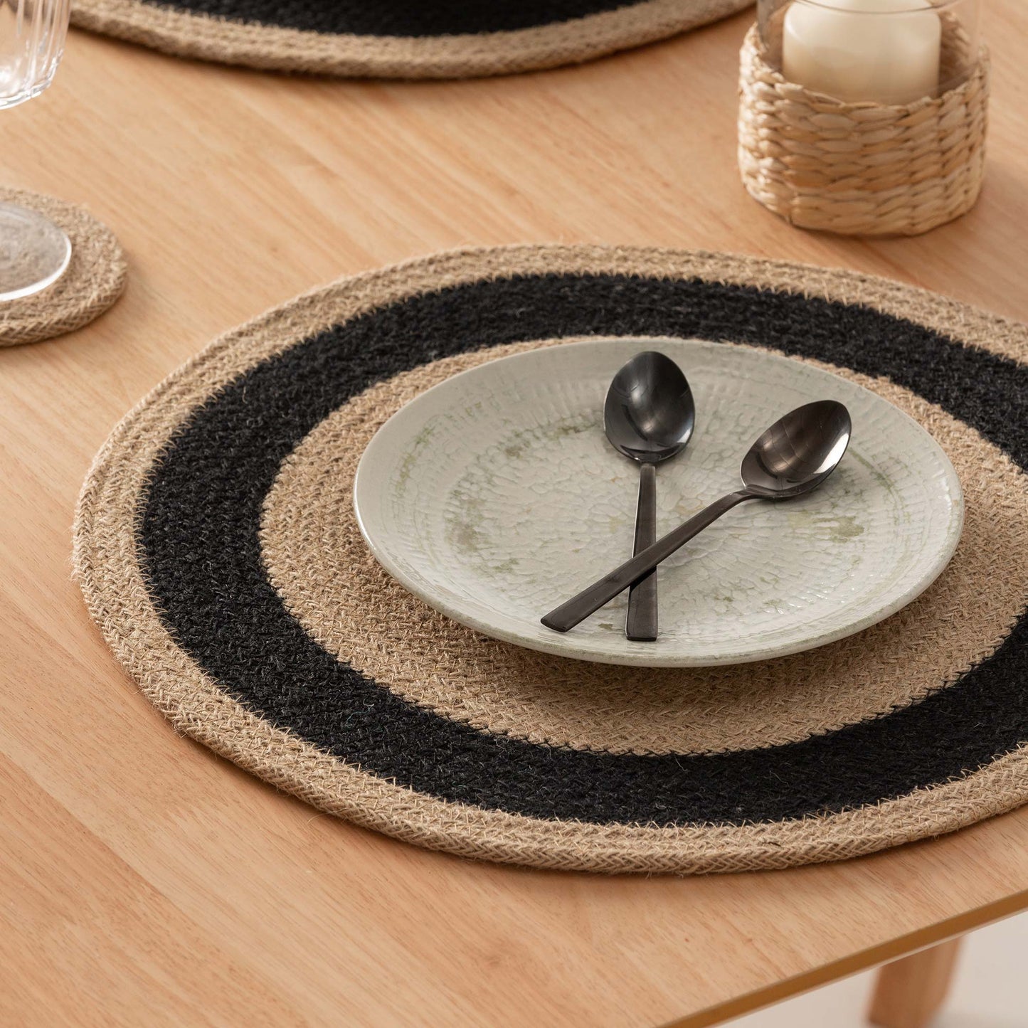 LOT SOUS-PLAT EN JUTE
