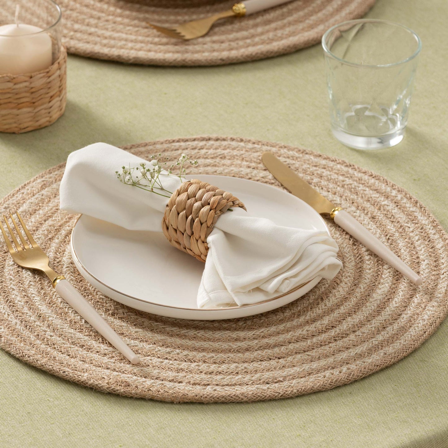 LOT SOUS-PLAT EN JUTE