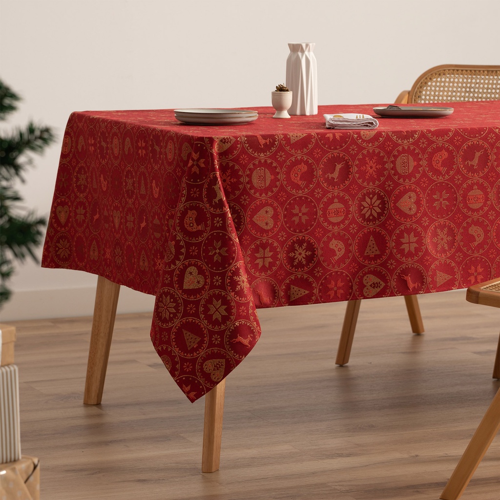 MANTELES NAVIDAD JACQUARD