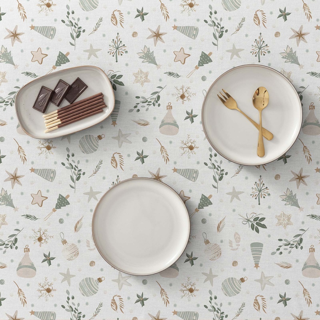 MANTEL NAVIDAD ESTAMPADO