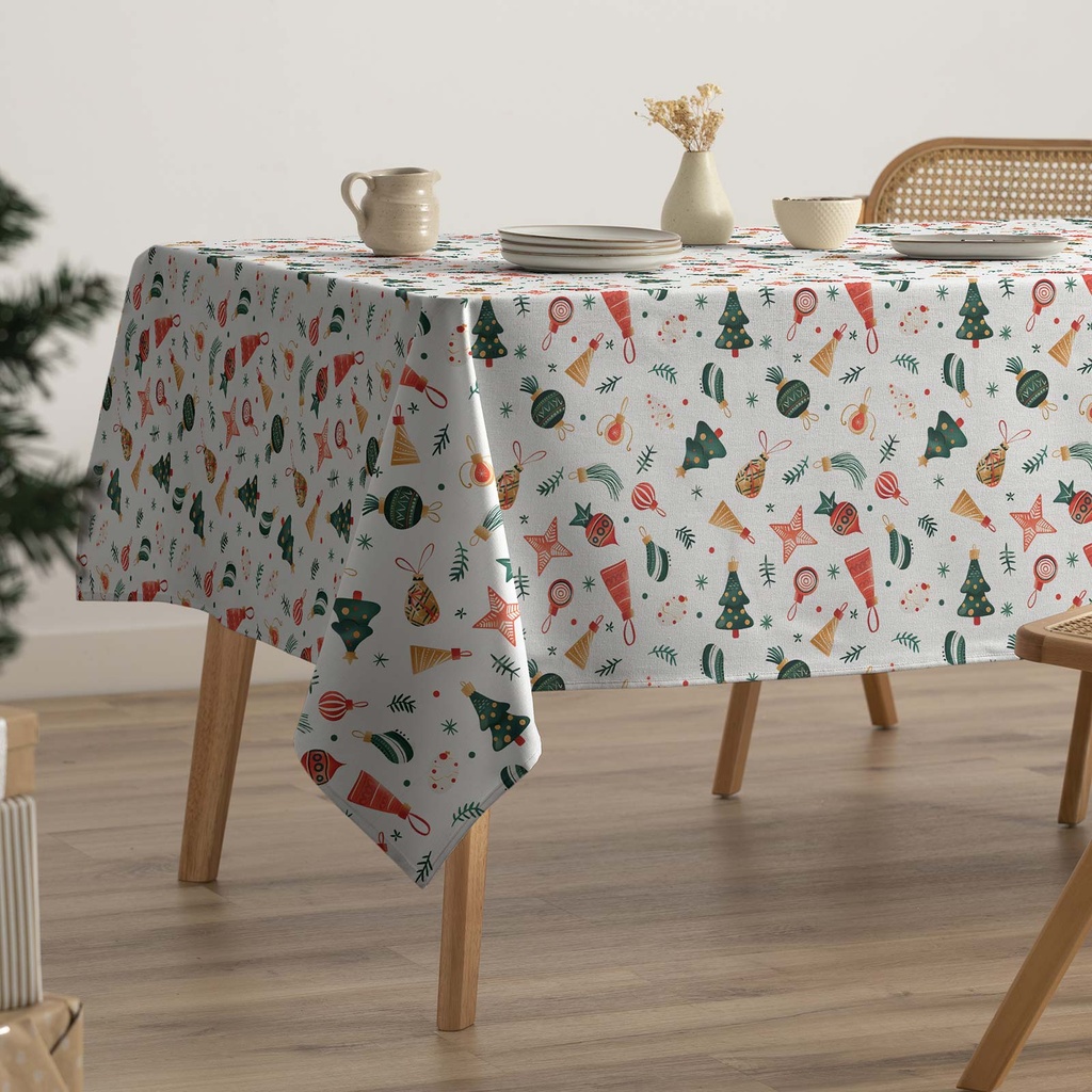 MANTEL NAVIDAD ESTAMPADO