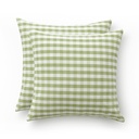 Pack 2 fundas cojín Vichy 45x45 cm