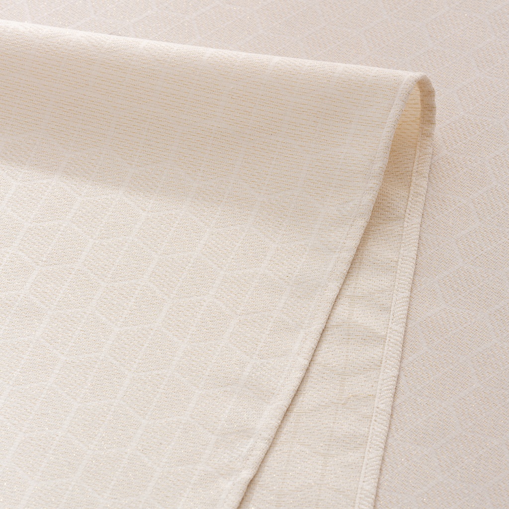 Mantel antimanchas lurex jacquard Glazar Oro