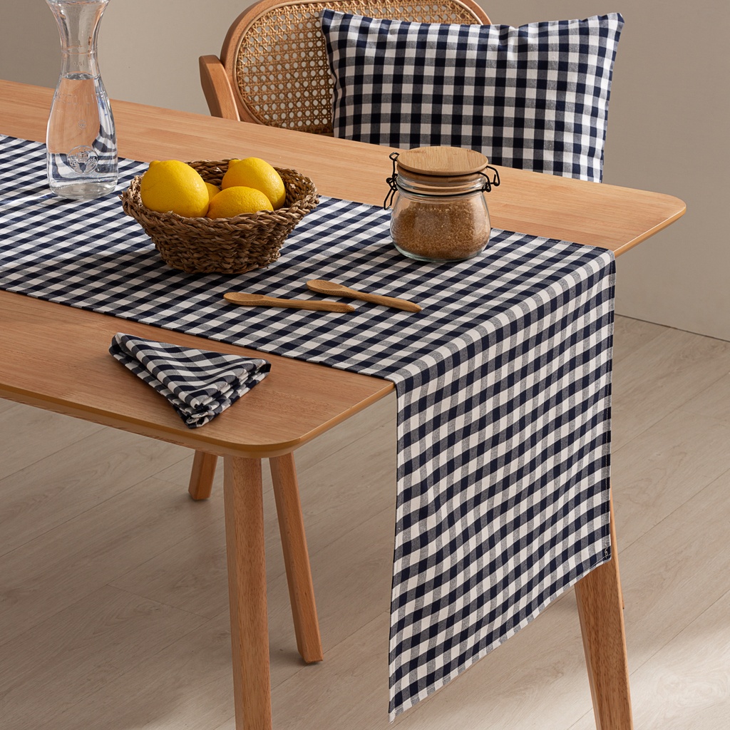 Pack 6 servilletas Vichy 45x45 cm