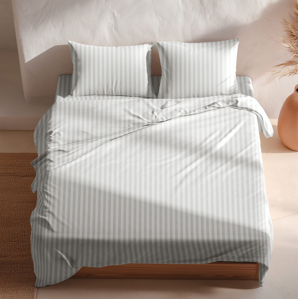 JUEGO DE SÁBANAS 100% ALGODÓN NUVIA