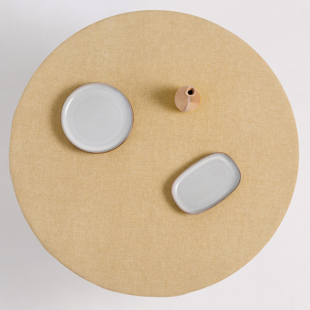 MANTEL REDONDO INDIRA ANTIMANCHAS