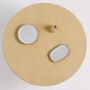 MANTEL REDONDO INDIRA ANTIMANCHAS