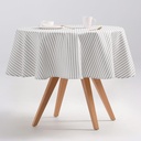 MANTEL REDONDO ARENZA ANTIMANCHAS