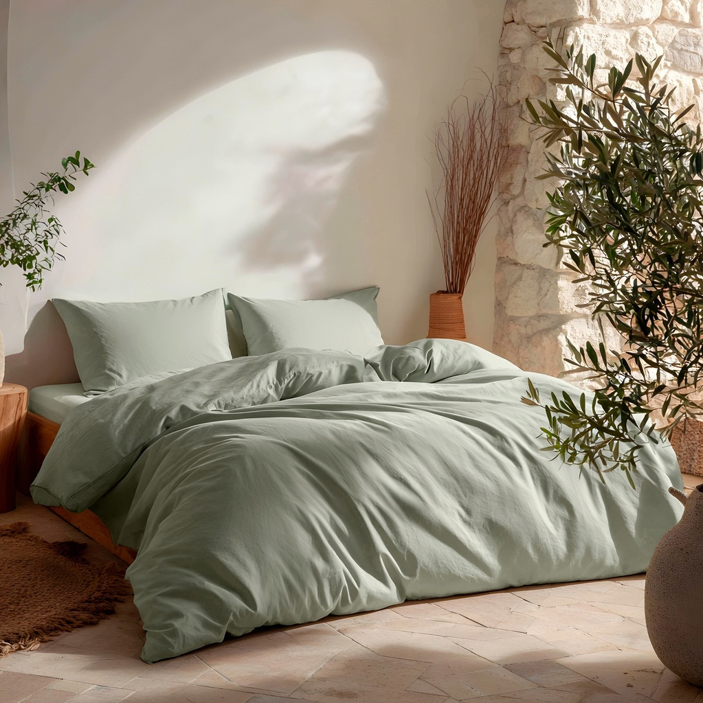 JUEGO FUNDA NÓRDICA 100% ALGODÓN AGUA