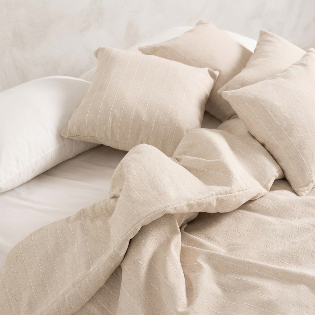 FUNDA NÓRDICA TEJIDA JACQUARD ALGODÓN