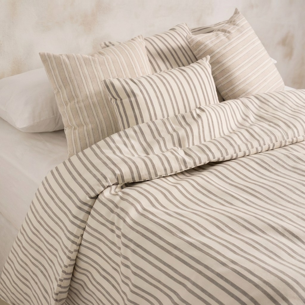 FUNDA NÓRDICA TEJIDA JACQUARD ALGODÓN