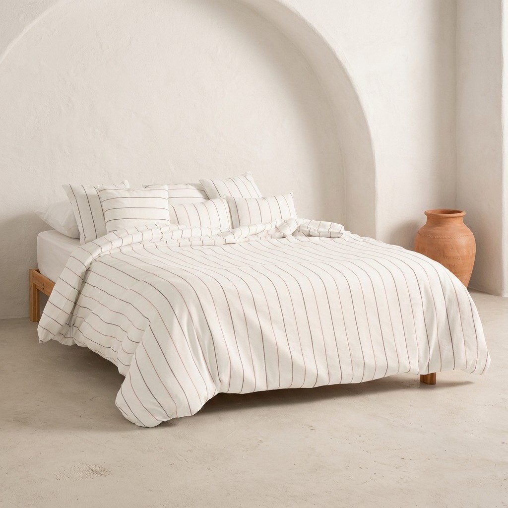 FUNDA NÓRDICA TEJIDA JACQUARD ALGODÓN