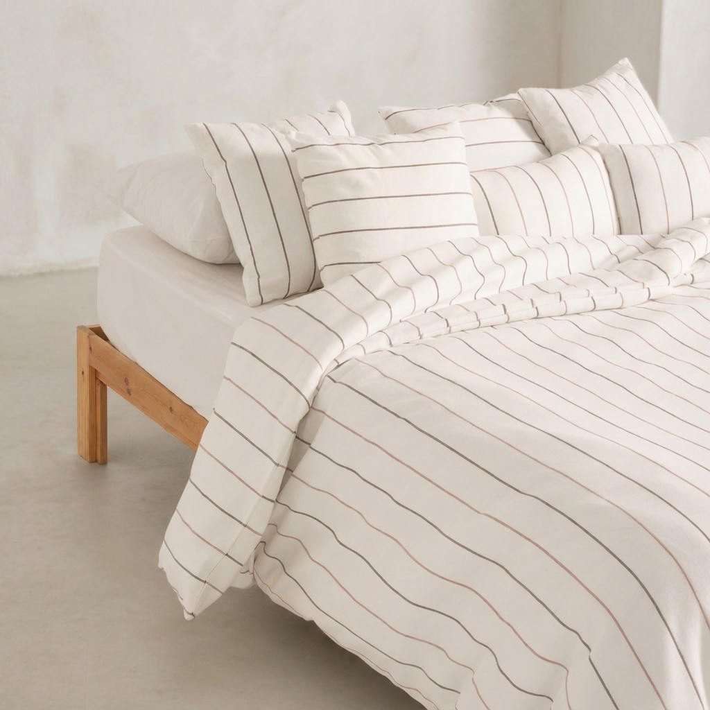 FUNDA NÓRDICA TEJIDA JACQUARD ALGODÓN