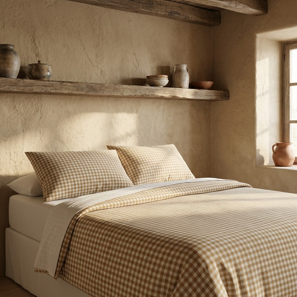 FUNDA NÓRDICA 100% ALGODÓN VICHY 