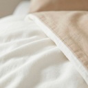 JUEGO FUNDA NÓRDICA REVERSIBLE 100% ALGODÓN CLARA