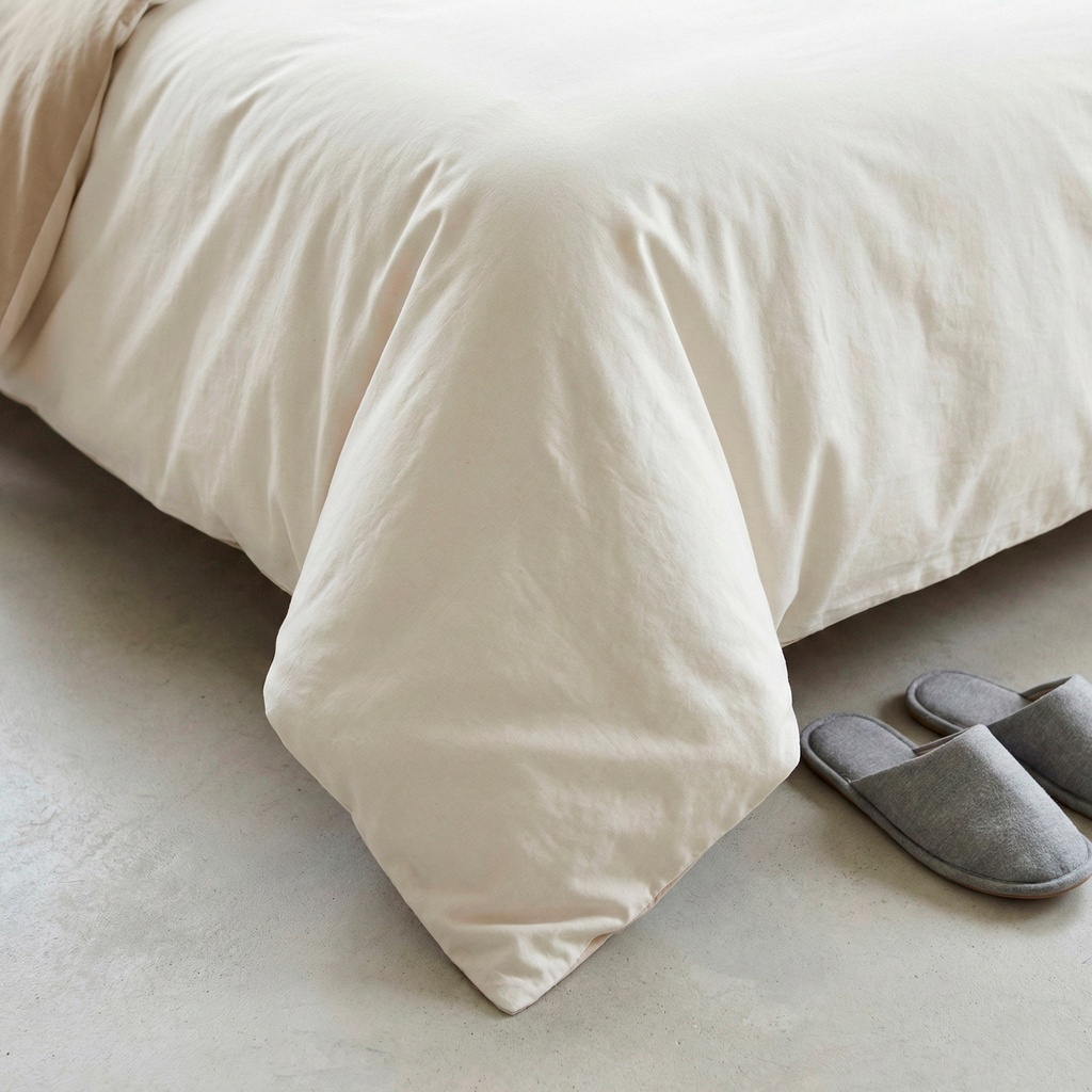 JUEGO FUNDA NÓRDICA REVERSIBLE 100% ALGODÓN CLARA