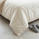 JUEGO FUNDA NÓRDICA REVERSIBLE 100% ALGODÓN CLARA