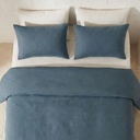 JUEGO FUNDA NÓRDICA 100% ALGODÓN AZUL