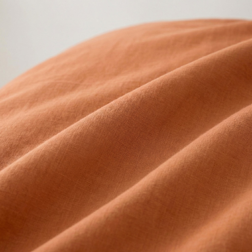 JUEGO FUNDA NÓRDICA 100% ALGODÓN TEJA