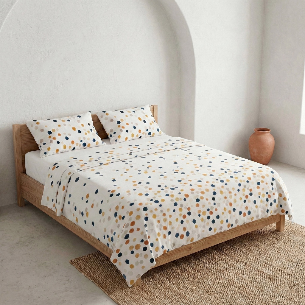 JUEGO DE SÁBANAS 100% ALGODÓN OLIVIA 