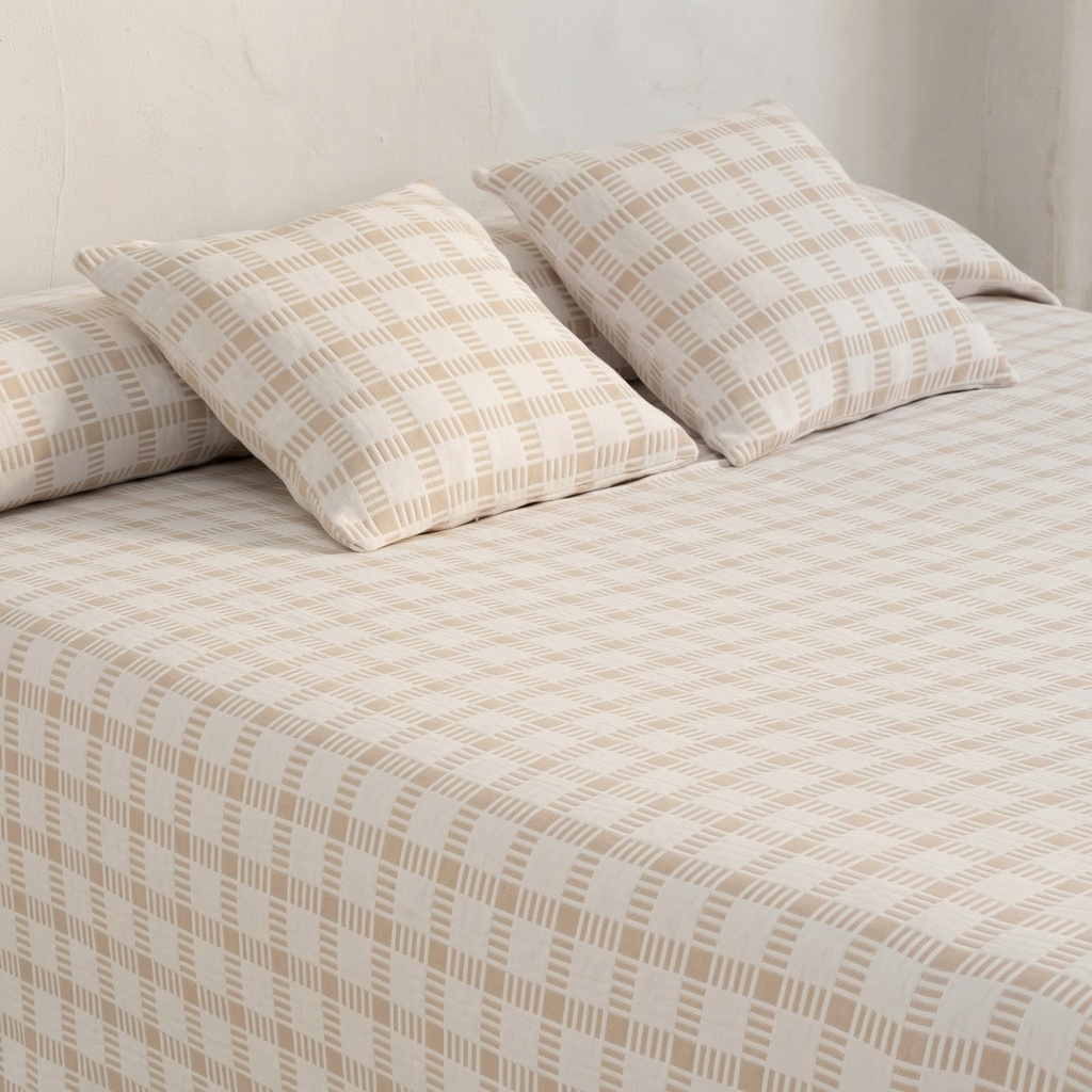 COLCHA JACQUARD ALGODÓN HORT