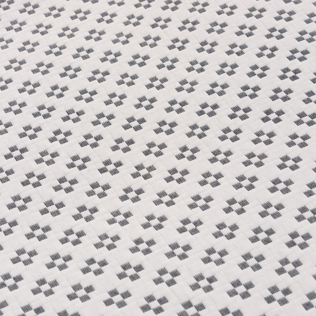 COLCHA JACQUARD ALGODÓN PUNT CRUZ