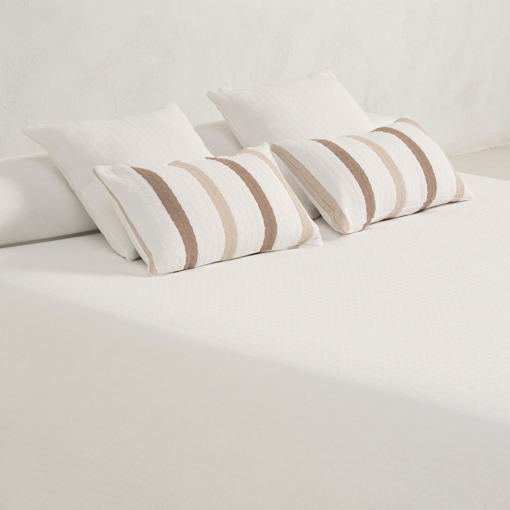 COLCHA JACQUARD ALGODÓN QUADRA