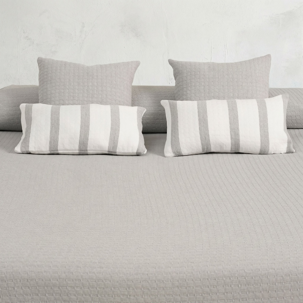 COLCHA JACQUARD ALGODÓN QUADRA