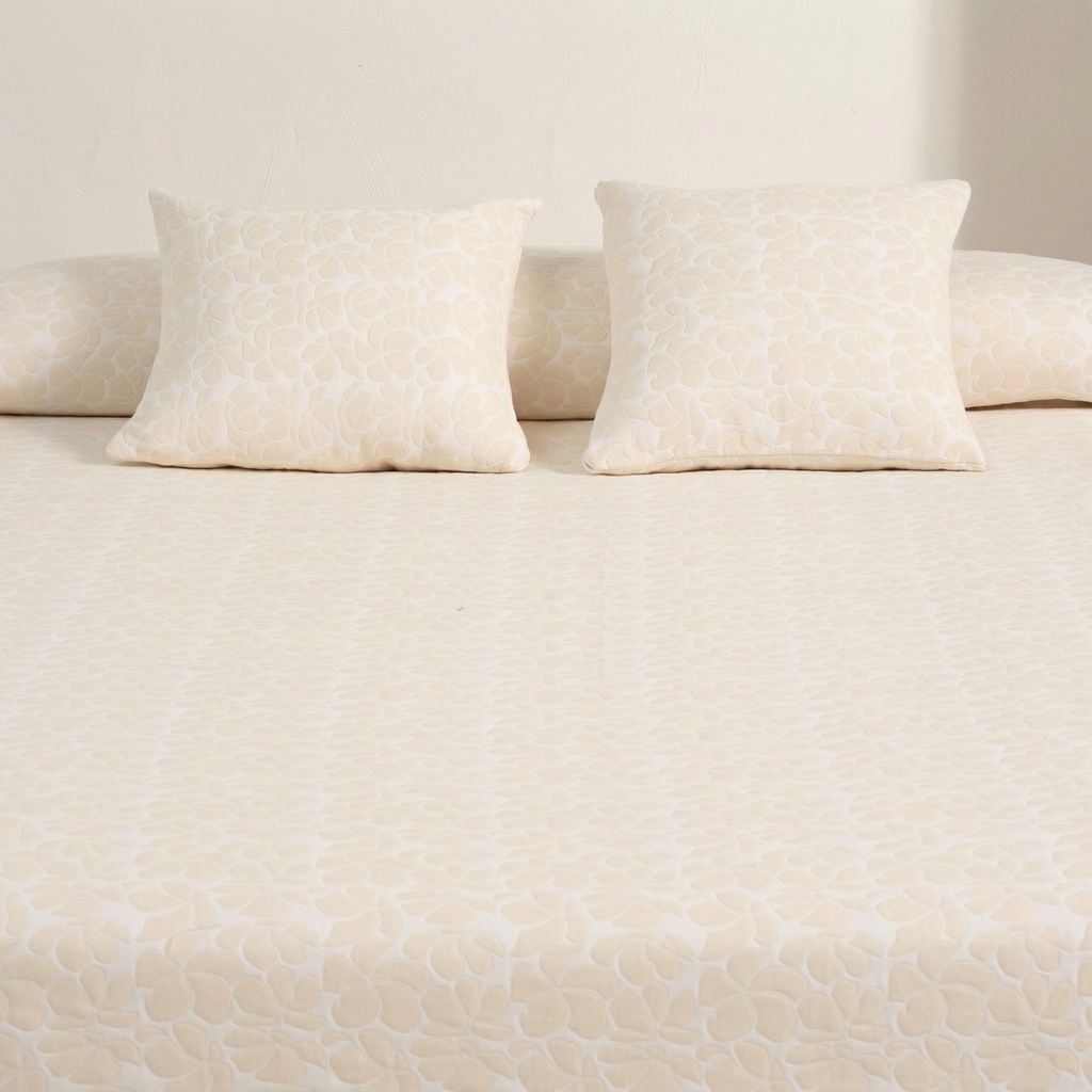 COLCHA JACQUARD ALGODÓN JAZMIN