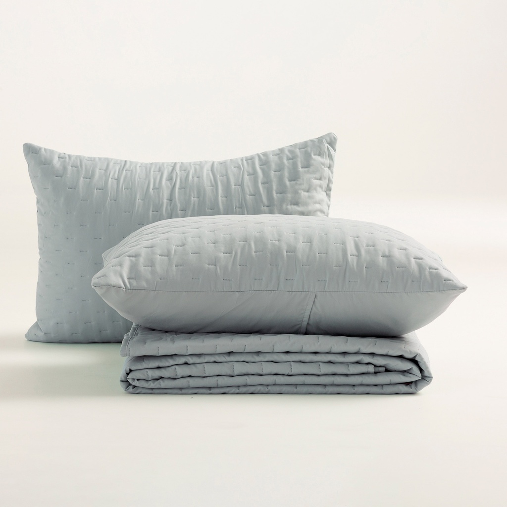 COLCHA ACOLCHADA NARA CELESTE