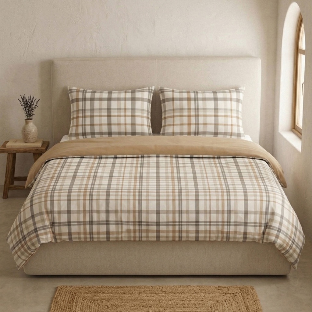 JUEGO FUNDA NÓRDICA 100% ALGODÓN ESTAMPADA