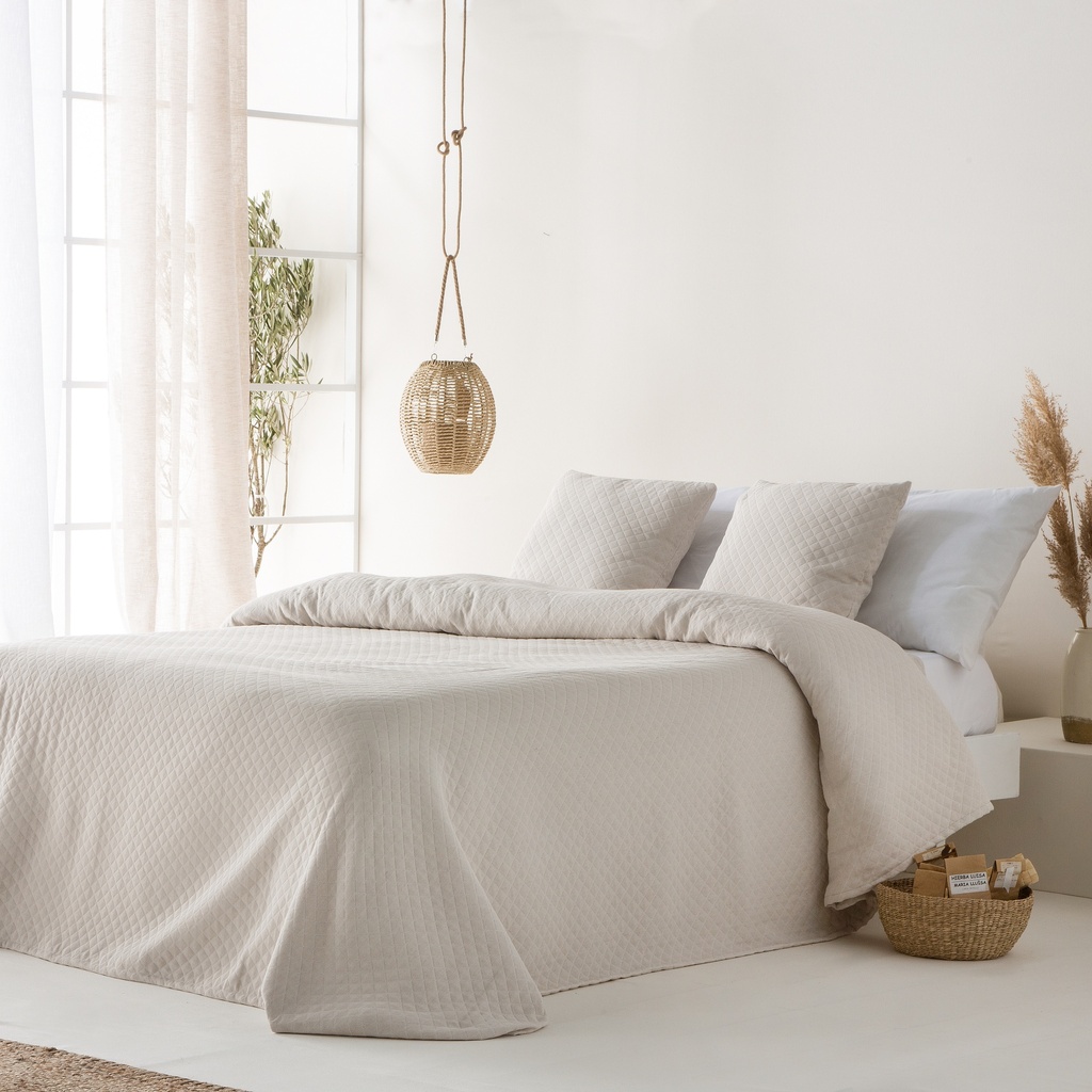 Colcha lisa jacquard África