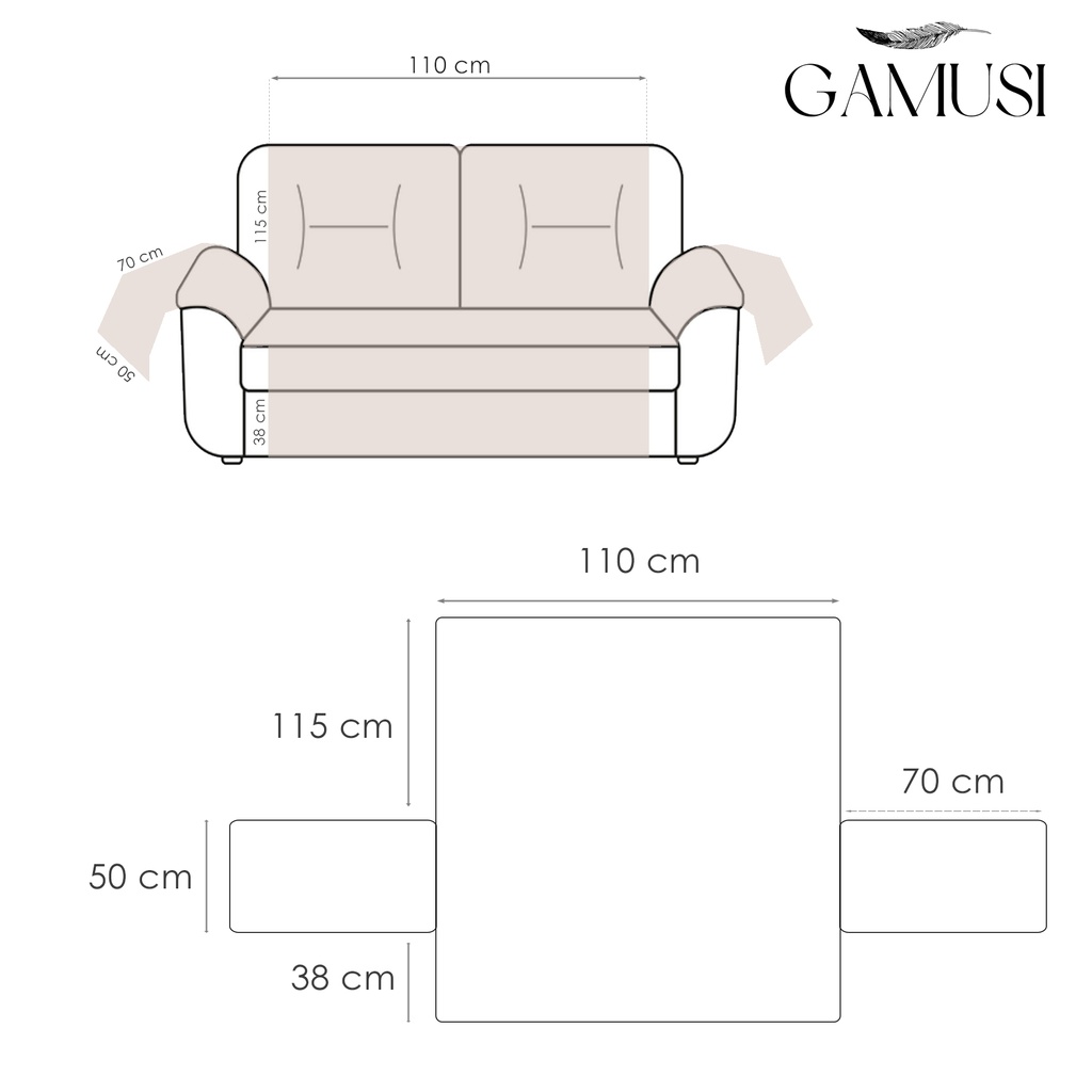 MEDIDAS CUBRE SOFÁ ALICANTE