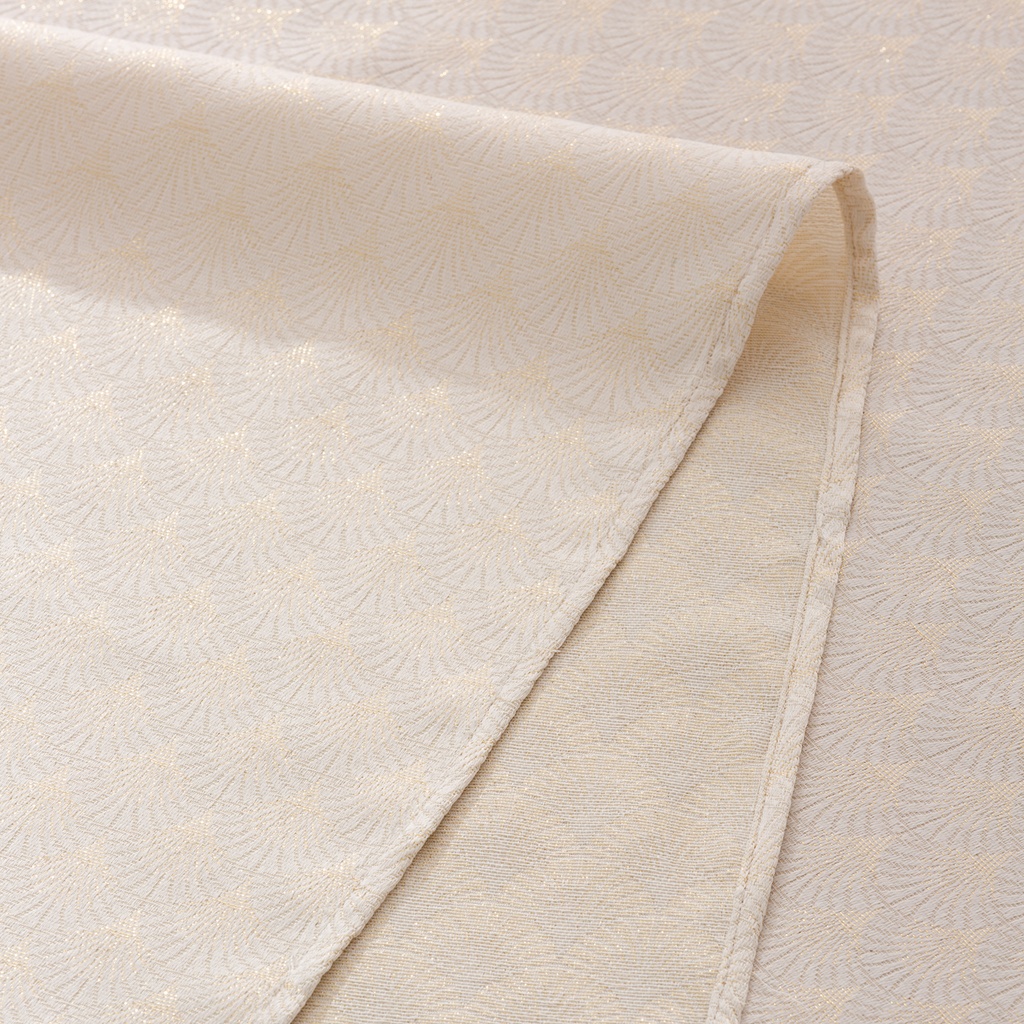 Mantel antimanchas lurex jacquard Refin