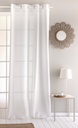 Cortina lisa lino con ojales 140x270 cm