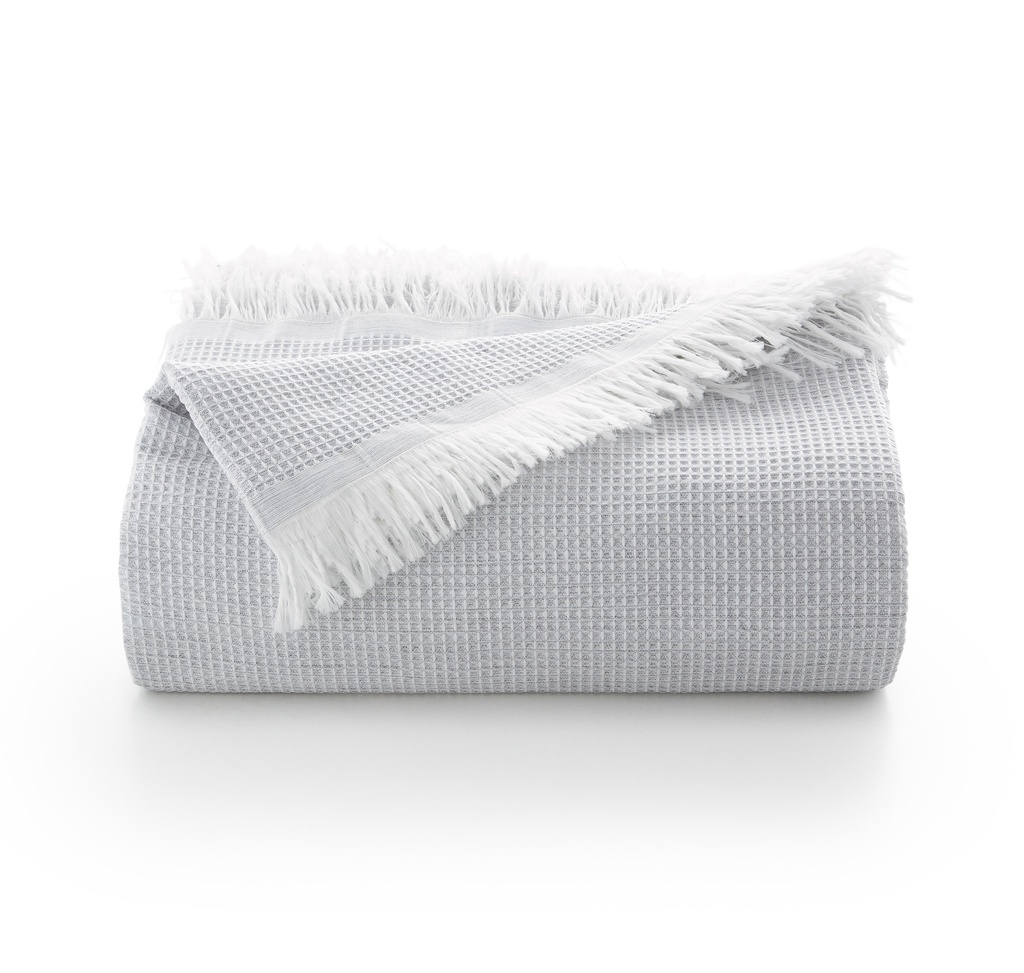 [PLGALA180-GRCL] Plaid multiusos Gala (Gris Claro, 140x180 cm)