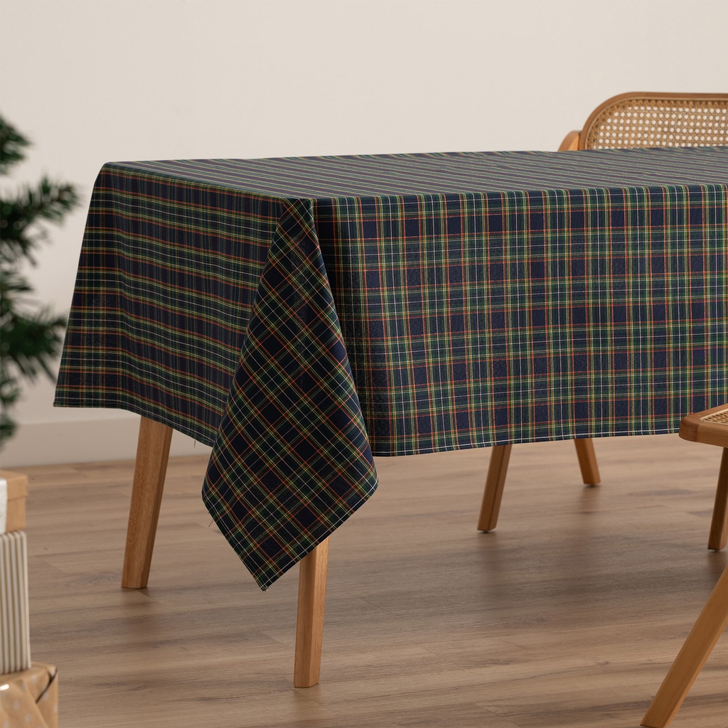 Mantel Jacquard Navidad Check