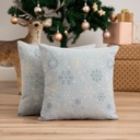 Pack 2 Fundas de Cojín Jacquard Navidad Sparkle 45x45cm