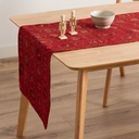 Camino de Mesa Jacquard Navidad Ballcry 45x135cm