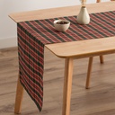 Camino de Mesa Jacquard Navidad Check 45x135cm