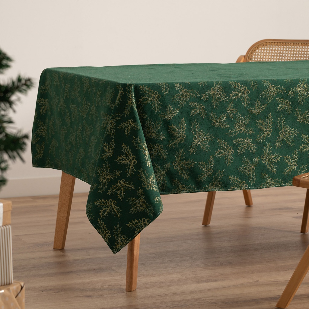 Mantel Jacquard Navidad Holly